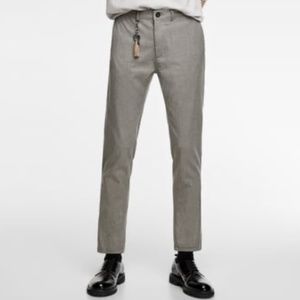 Zara Heathered Pants - Taupe - Size 29